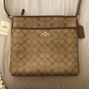 Tan Coach Purse